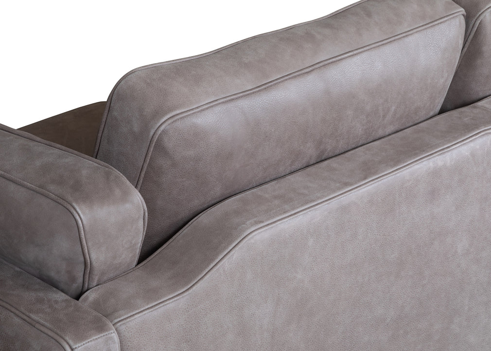 Sonno 4 Seater Sofa Heritage Leather Chestnut 2064 / Walnut