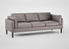 Sonno 4 Seater Sofa Heritage Leather Chestnut 2064 / Walnut