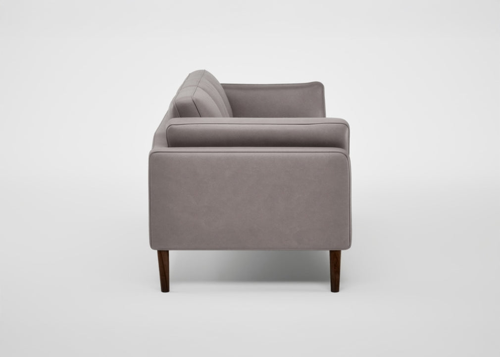 Sonno 4 Seater Sofa Heritage Leather Chestnut 2064 / Walnut