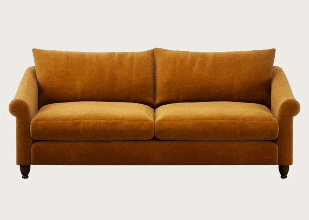 Devon 4 Seater Sofa Broadweave Lagoon / Black
