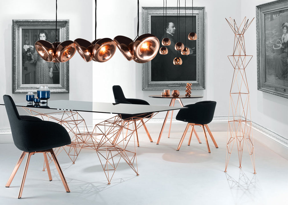 Void LED Pendant Light Copper