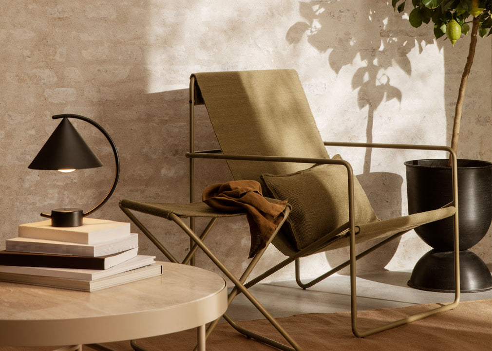 Meridian LED Portable Table Lamp Black