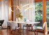 Ribbon LED Ceiling Pendant XL Gold
