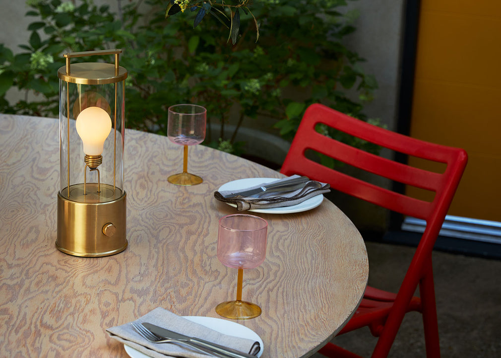 The Muse LED Portable Table Lamp Candlenut
