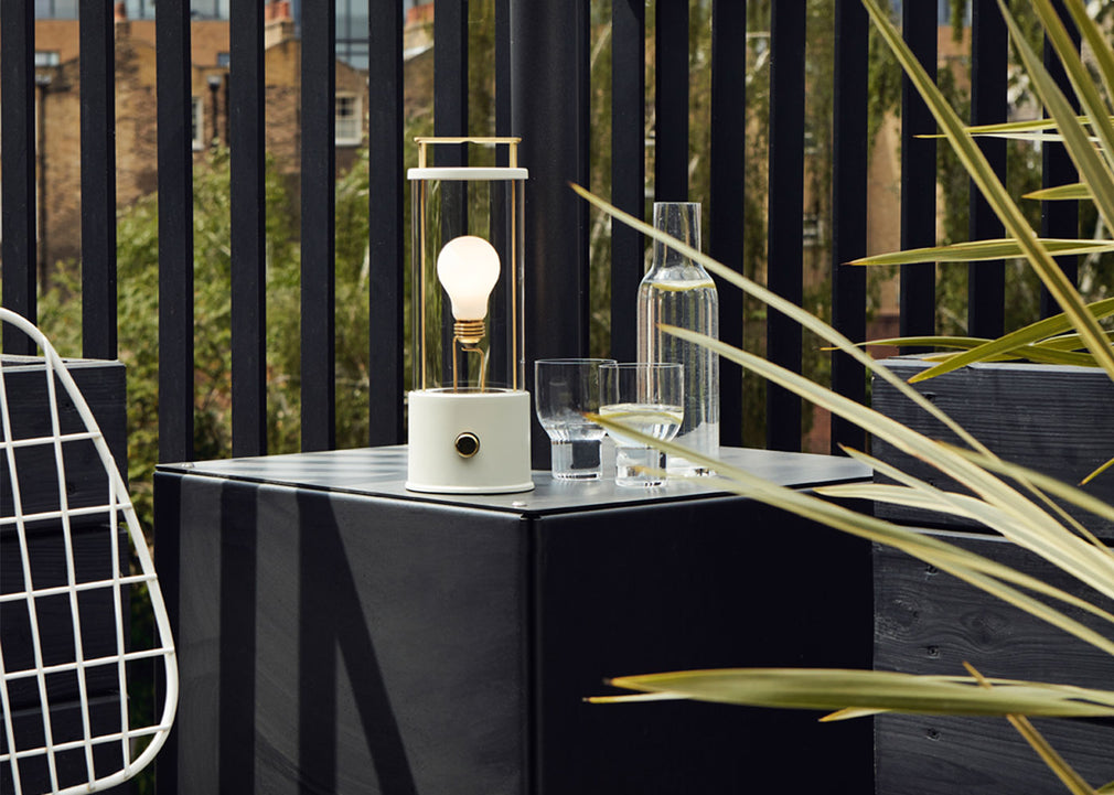The Muse LED Portable Table Lamp Candlenut
