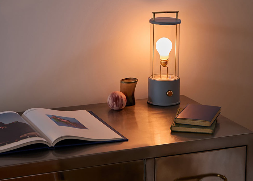 The Muse LED Portable Table Lamp Candlenut