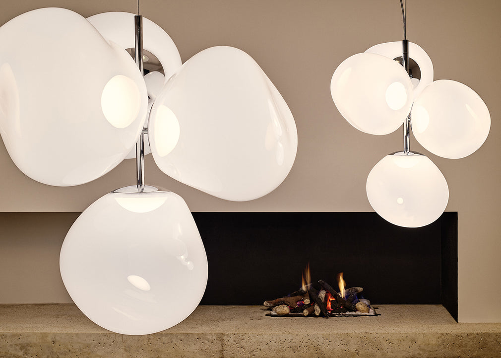 Melt LED Chandelier Small Chrome