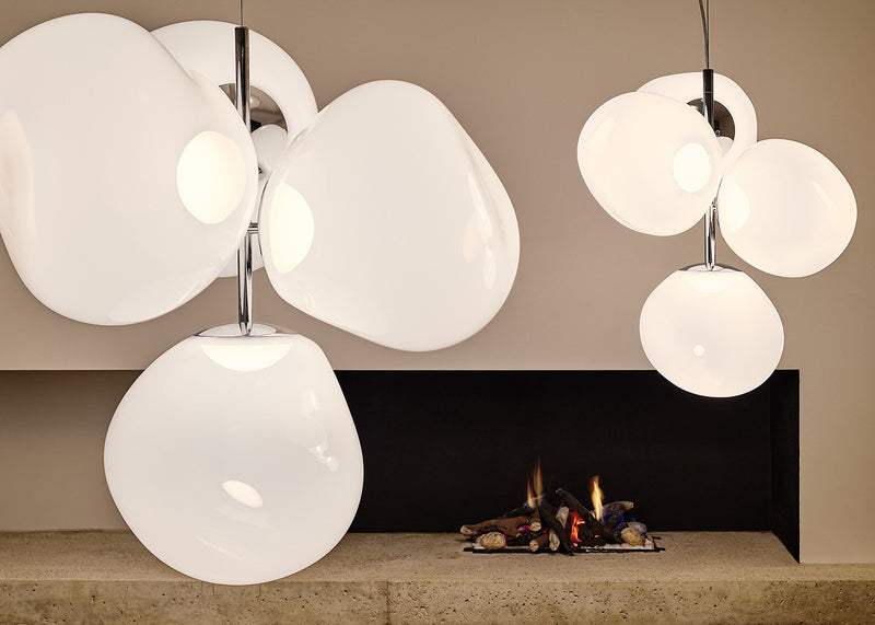 Melt LED Chandelier Small Chrome