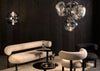 Melt LED Chandelier Small Chrome