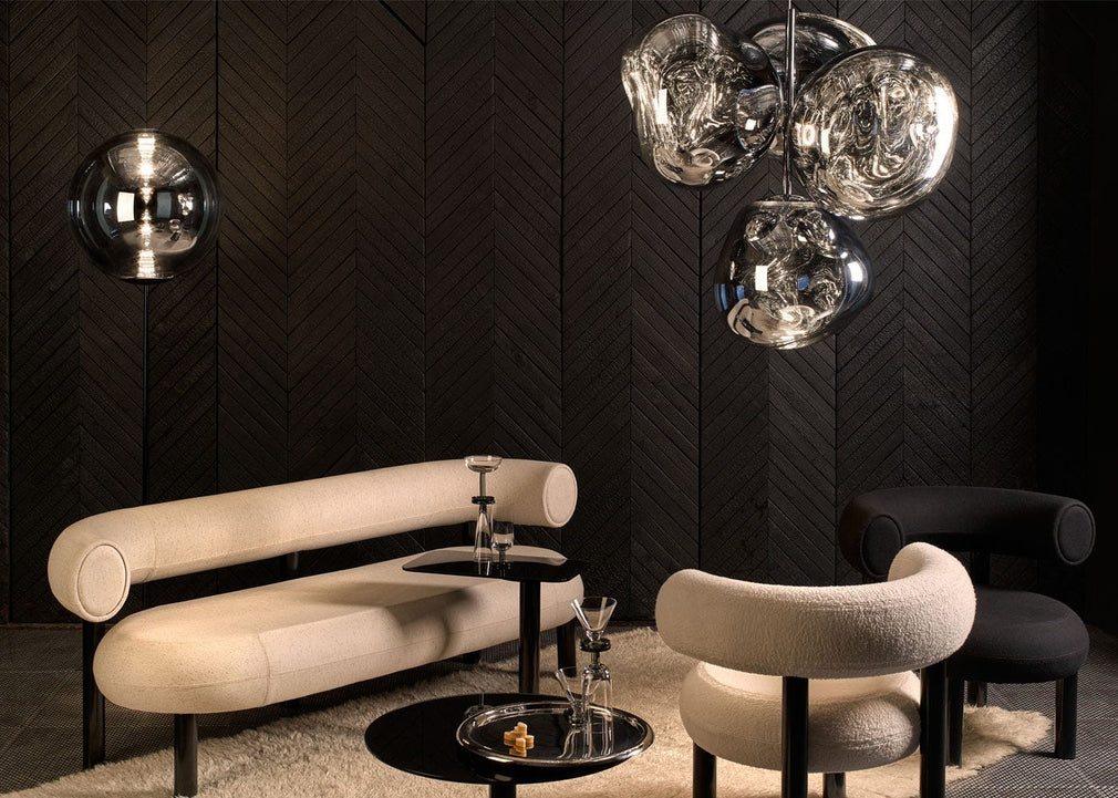 Melt LED Chandelier Small Chrome