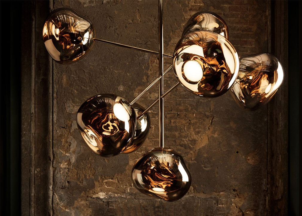 Melt LED Chandelier Large Chrome