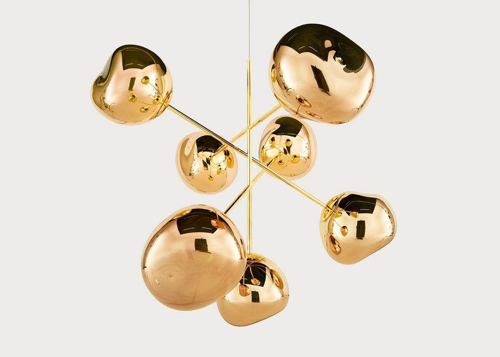 Melt LED Chandelier Large Chrome