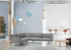 Outline Corner Sofa Kvadrat Hallingdal 166 / Black