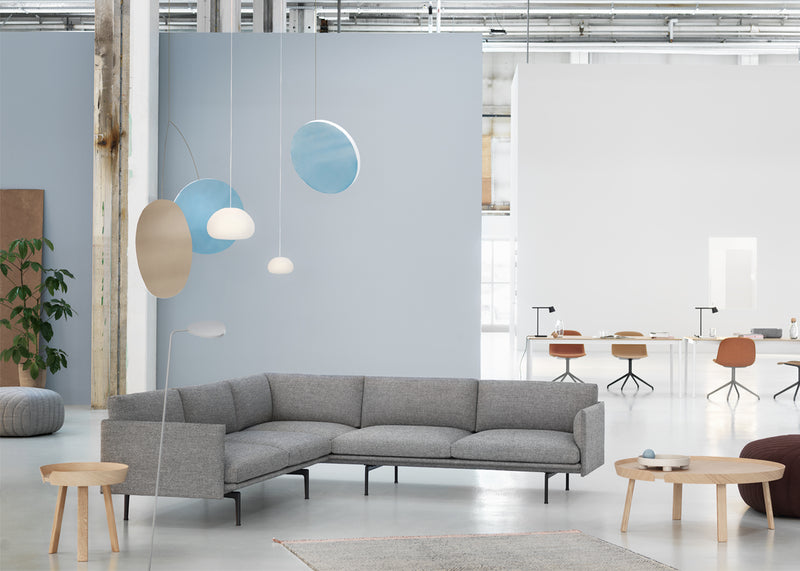 Outline Corner Sofa Kvadrat Hallingdal 166 / Black