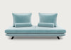 Prado Medium Settee Alcantara Chic Grey