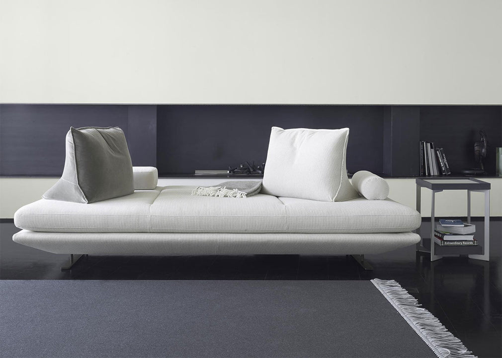 Prado Large Settee Alcantara Anthracite
