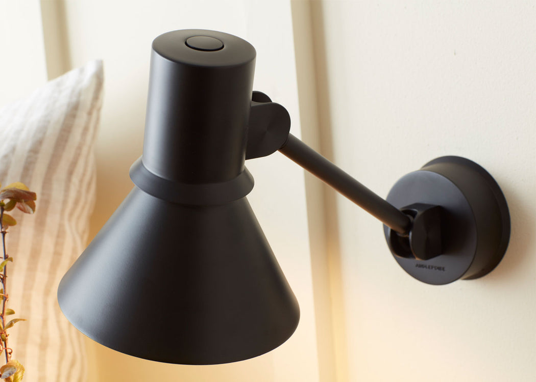 Type 80 Wall Light Short Arm Matte Black