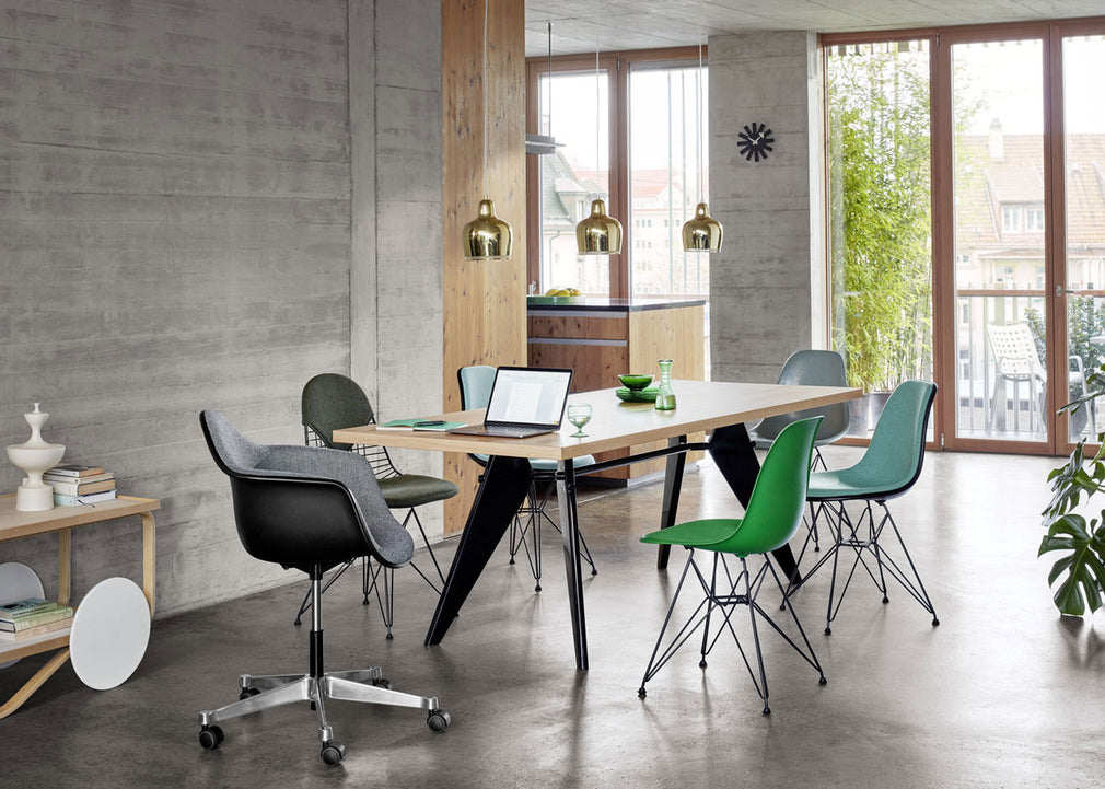 PACC Upholstered Swivel Chair Light Grey