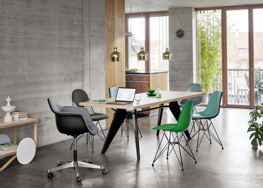 PACC Upholstered Swivel Chair Light Grey