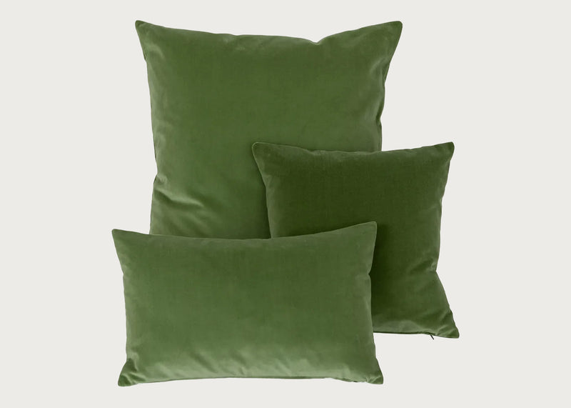 Velvet Cushion Sage Green