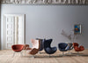 Swan Lounge Chair Walnut Leather