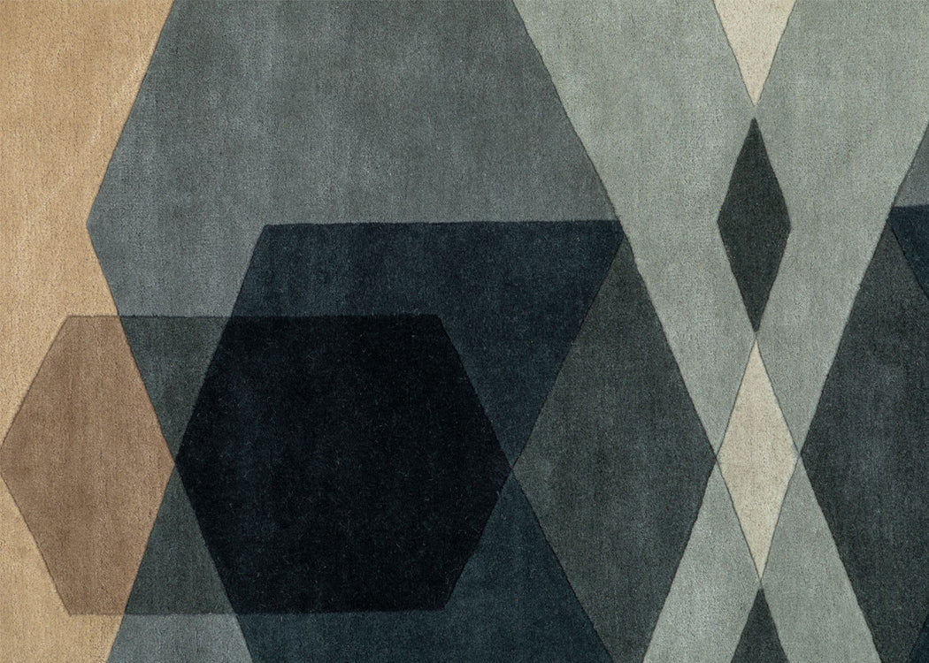 Reflect Rug Dark Blue 140cm x 200cm