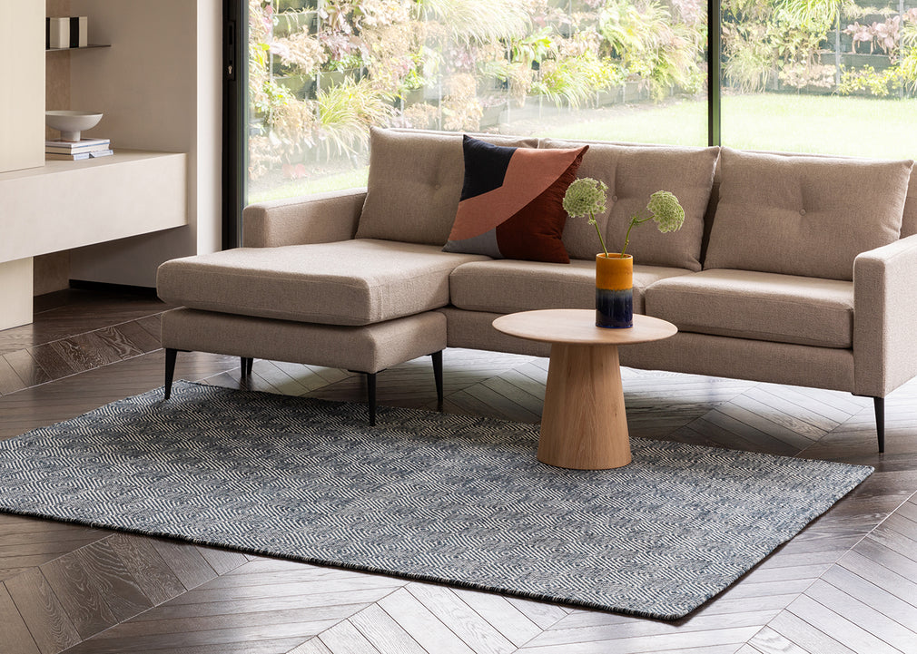 Romilly Recycled Rug Navy 120cm x 180cm