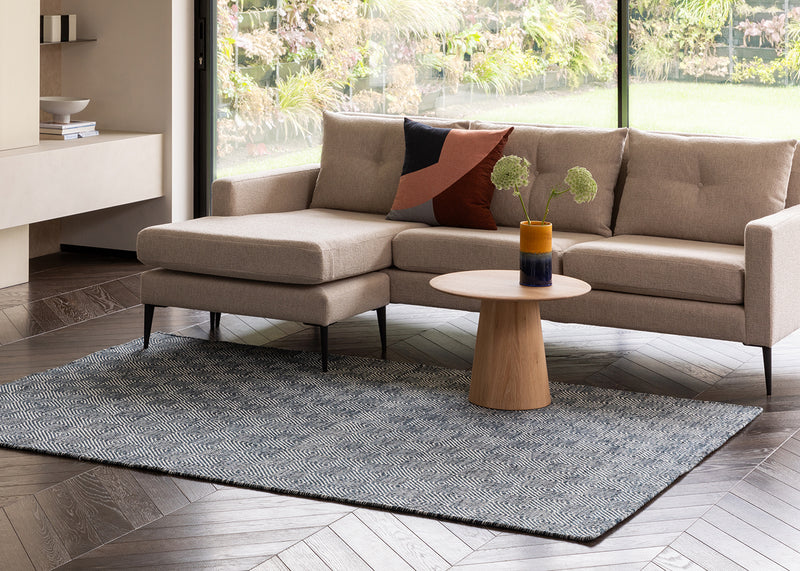 Romilly Recycled Rug Navy 120cm x 180cm