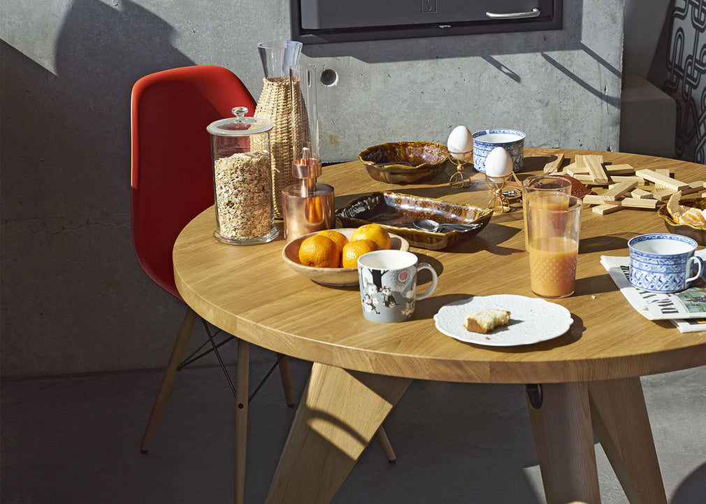 Gueridon Dining Table Oak