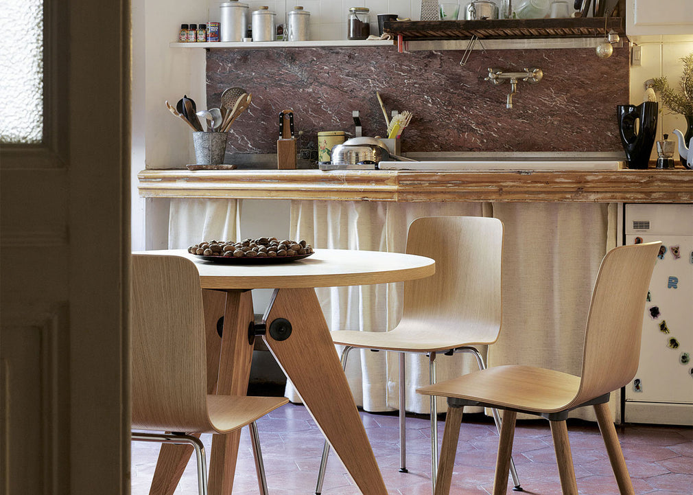 Gueridon Dining Table Oak