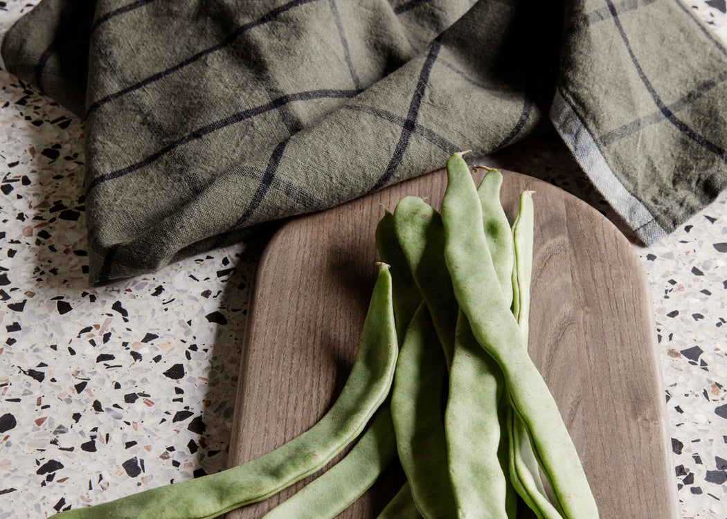 Hale Tea Towel Green & Black