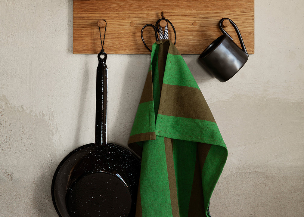 Hale Tea Towel Green & Black