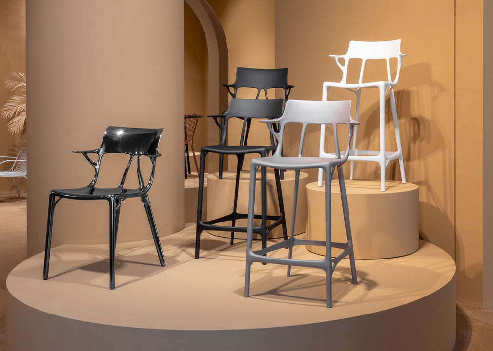 A.I. Counter Stool White