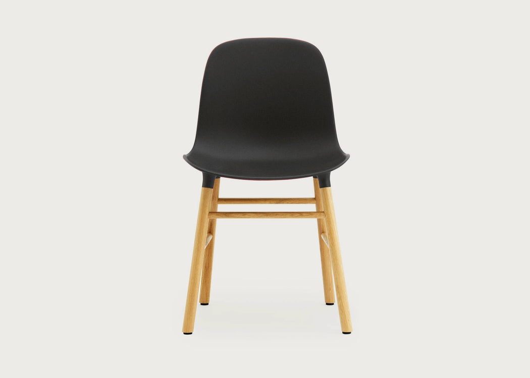 Form Chair Black & Chrome