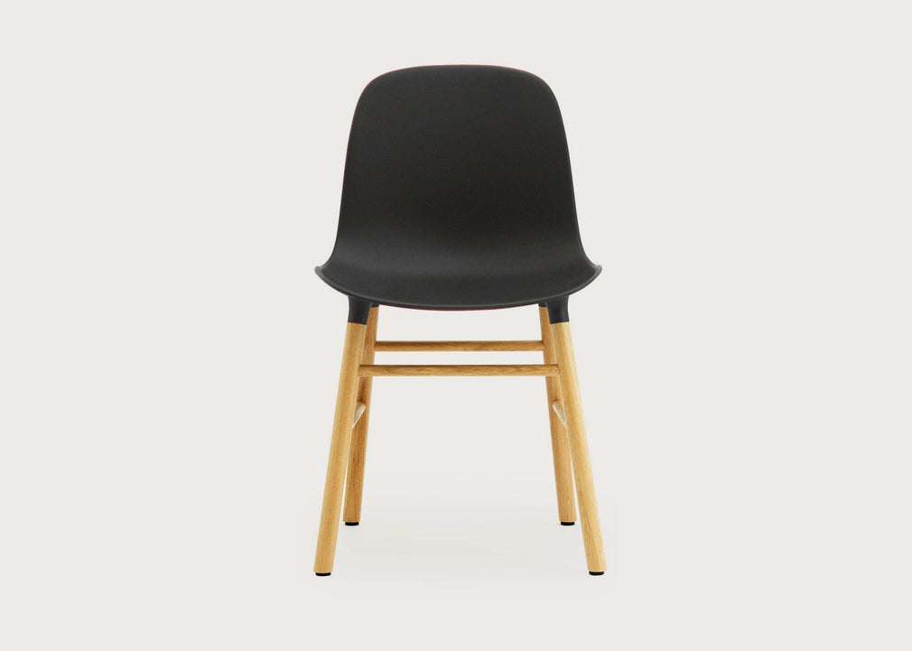 Form Chair Black & Chrome