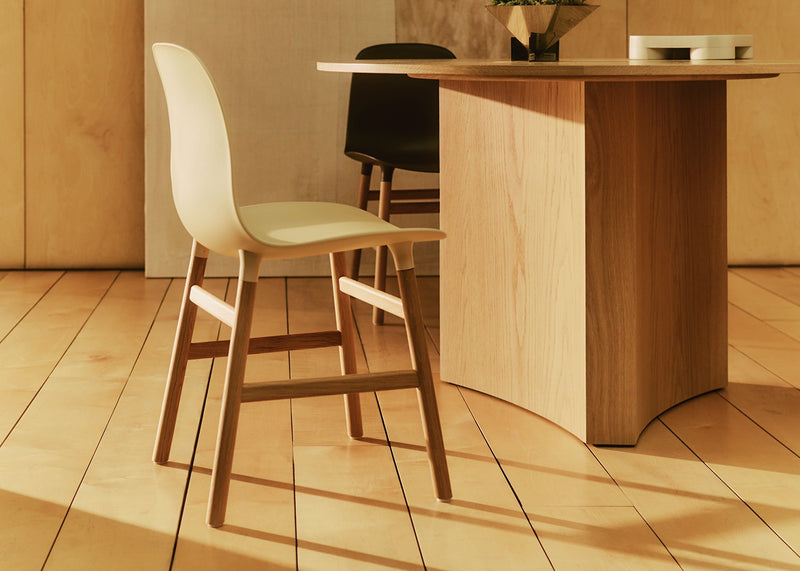 Form Chair Black & Chrome