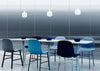 Form Chair Black & Chrome