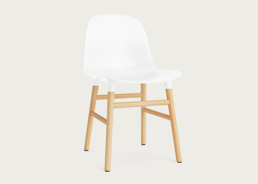 Form Chair Black & Chrome