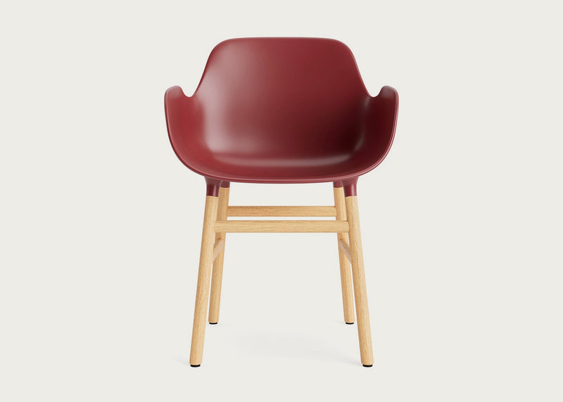 Form Armchair Grey Plastic