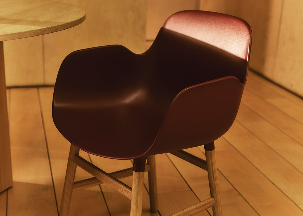 Form Armchair Grey Plastic