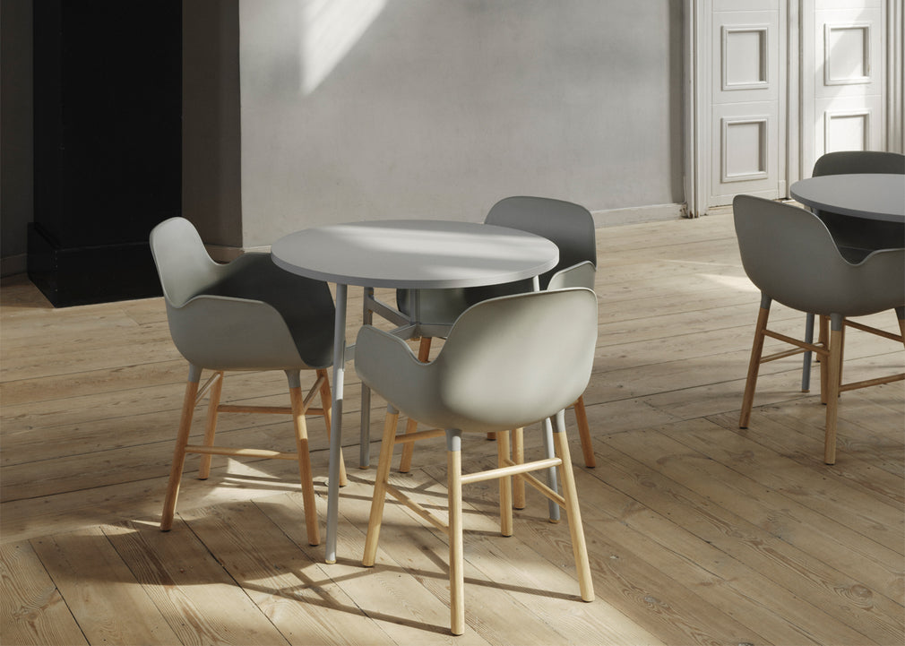 Form Armchair Grey Plastic