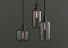 Amp Pendant Light Large Smoke & Black
