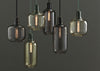 Amp Pendant Light Large Smoke & Black