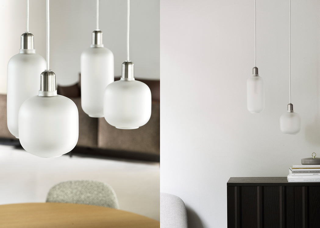 Amp Pendant Light Large Smoke & Black
