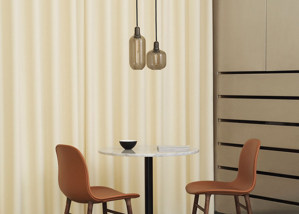 Amp Pendant Light Large Smoke & Black