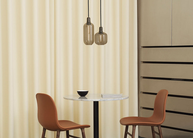 Amp Pendant Light Large Smoke & Black