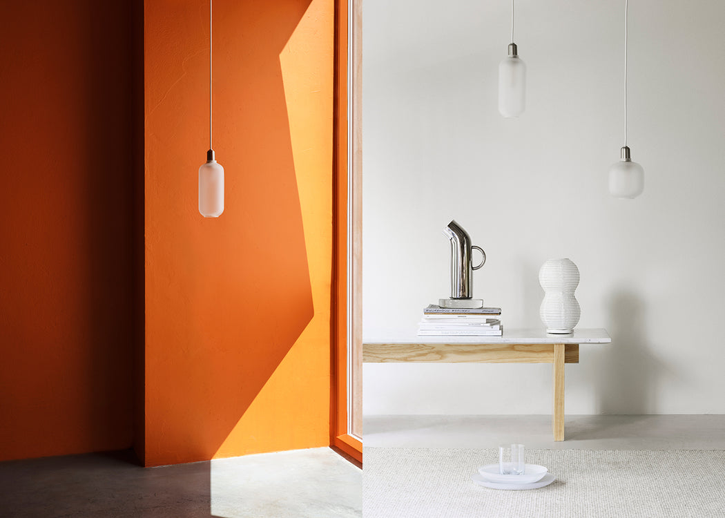 Amp Pendant Light Large Smoke & Black