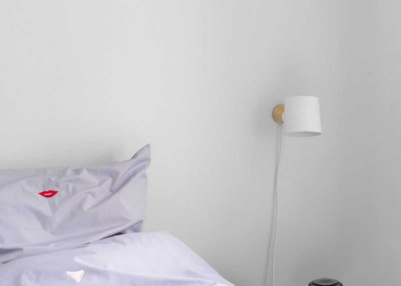 Rise Plug-in Wall Light White