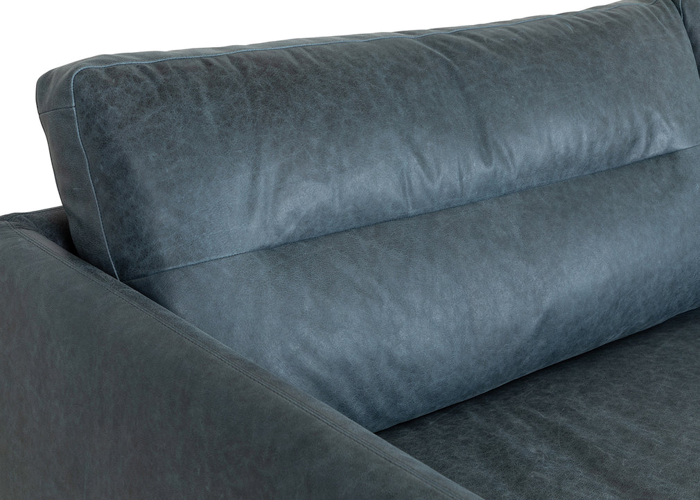 Altamura 2 Seater Sofa Old England Leather Blue / Black