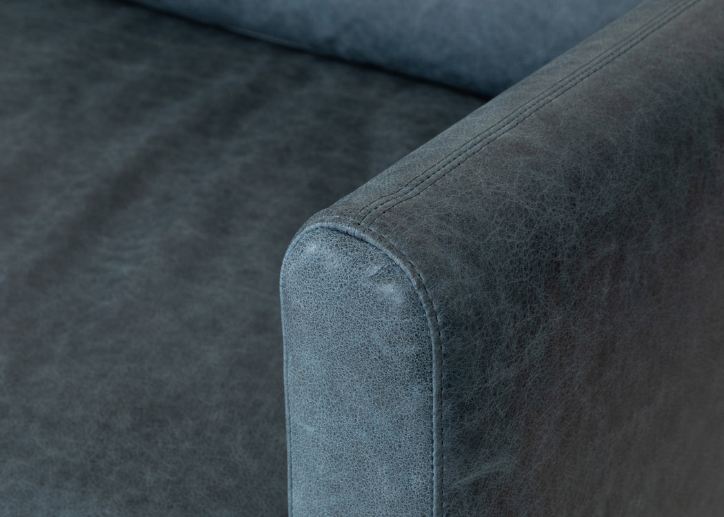 Altamura 3 Seater Sofa Old England Leather Blue / Black